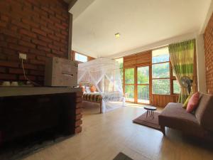 Posezení v ubytování Ayubo Ella - Bed & Breakfast