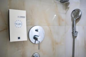 Koupelna v ubytování MARK Hotel