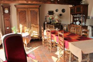 Posezení v ubytování B&B La Gautraie