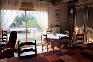 Posezení v ubytování B&B La Gautraie