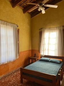 Hostel Iguana Azul tesisinde bir odada yatak veya yataklar