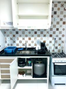 Kuchyň nebo kuchyňský kout v ubytování Porto Sol by AFT - PORTO DE GALINHAS