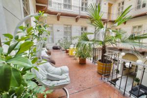 Balkón alebo terasa v ubytovaní Harmonia Palace