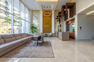 Istumisnurk majutusasutuses Brickell Apart Hotel