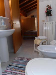 Koupelna v ubytování Agriturismo la Casetta