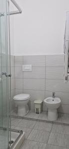 Koupelna v ubytování DIAZ Rooms