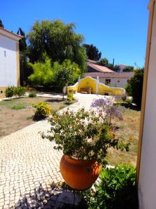 Um jardim no exterior de B&B Quarto Violeta com Chaminé