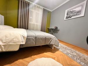 Postel nebo postele na pokoji v ubytování Downtown Retreat "Spiranca"
