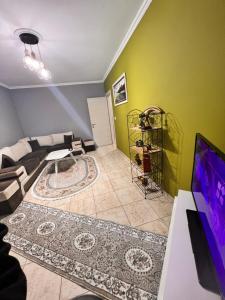 TV a/nebo společenská místnost v ubytování Downtown Retreat "Spiranca"