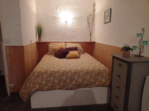 Posteľ alebo postele v izbe v ubytovaní Chaleureux studio en bord de mer
