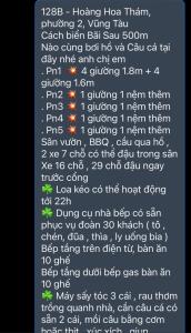 una captura de pantalla de una caja de texto con un montón de palabras en Chung cư 47 BACU - Bãi trước Vũng Tàu en Vung Tau