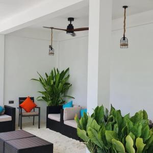Istumisnurk majutusasutuses Seaside Dhigurah