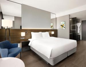 Postelja oz. postelje v sobi nastanitve Four Points by Sheraton Suwon