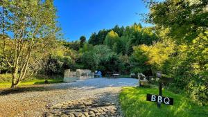 Paesaggio naturale nelle vicinanze della villa