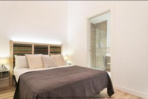 Design Apartments Plaza Catalunya 객실 침대