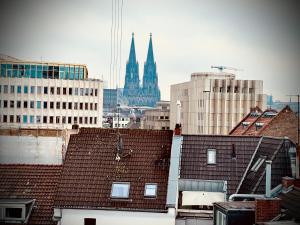 Nespecifikovaný výhled na destinaci Kolín nad Rýnem nebo výhled na město při pohledu z hotelu