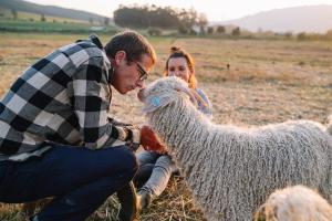 Oaspeți care stau la Farmstay at the Goat Shed Cottage, Spinlea Farm +3 fotografii