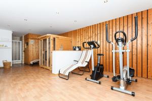 Fitness centrum a/nebo fitness zařízení v ubytování Pension Nordkap