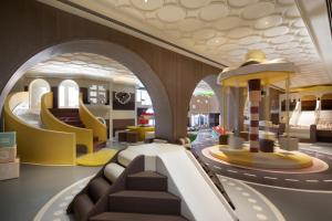 Lounge nebo bar v ubytování Suning Zhongshan Golf Resort
