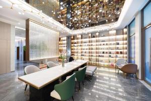 Posezení v ubytování Atour Hotel Changsha Meixi Lake Jinmao CBD