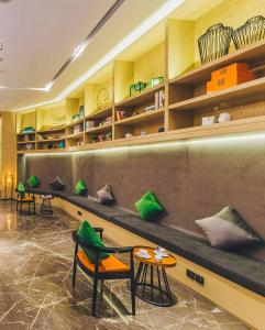 Posezení v ubytování Atour Hotel Shanghai Lujiazui Babaiban