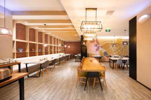 Posezení v ubytování Atour Hotel Shanghai Lujiazui Babaiban