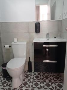 Kúpeľňa v ubytovaní Planeta Cadiz Hostel