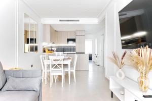 Kuchyň nebo kuchyňský kout v ubytování Apartment Boho