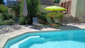 Bazén v ubytovaní Château d'Arfeuilles Chambres et tables d'hôtes alebo v jeho blízkosti