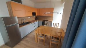 Kuchyň nebo kuchyňský kout v ubytování Apartmány Semily