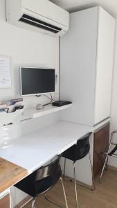 TV a/nebo společenská místnost v ubytování Blue Star Apartments