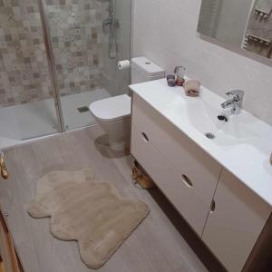 Łazienka w obiekcie La casa del gatico