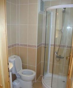 Koupelna v ubytování Hotel Uygar