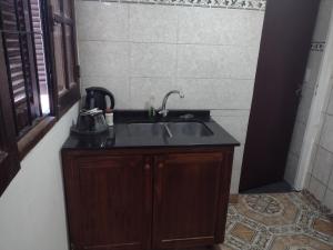 Una cocina o kitchenette en Departamento temporal en Sierras de Córdoba