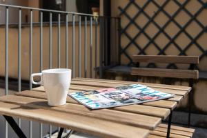 Coffee and tea making facilities at Napoleone's Nest - Elegant and Central