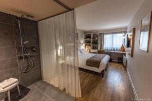 Posteľ alebo postele v izbe v ubytovaní Les Hauts de Kerano + 37 fotografií