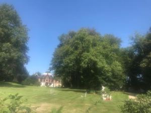 Vonkajšia záhrada v ubytovaní Maison de gardien , manoir de Pichemont, » la maison des écureuils »