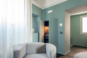Posezení v ubytování MoLo Suites