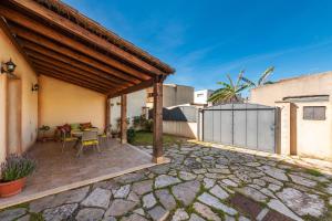 A patio or other outdoor area at Girasole