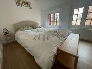 Posteľ alebo postele v izbe v ubytovaní Nouveau! La p tite maison sur le port, Maison de pêcheurs, rénovée