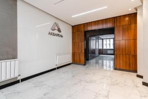 Ο χώρος του λόμπι ή της ρεσεψιόν στο Akvarel Apartment near ADK