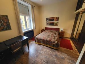 Postel nebo postele na pokoji v ubytování Stylish Apartment in Center of Zagreb