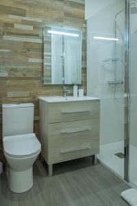 A bathroom at A&M CAVA