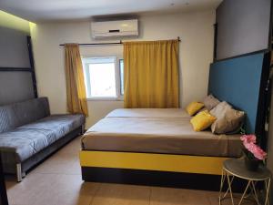 Postel nebo postele na pokoji v ubytování Amdar Hostel