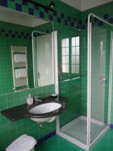 A bathroom at Hotel Ristorante al Gabbiano