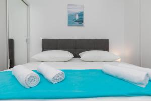 Postel nebo postele na pokoji v ubytování Apartment Zdravka