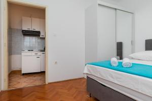 Kuchyň nebo kuchyňský kout v ubytování Apartment Zdravka