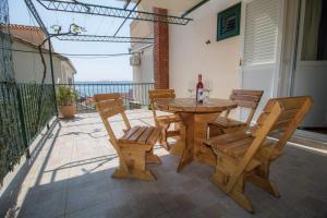 Balkón nebo terasa v ubytování Apartment Zdravka