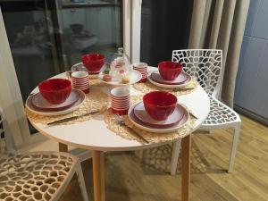 Napoje w obiekcie Apartament Marine Holiday Elbląg - winda -Parking w HALI GARAŻOWEJ -GRATIS -Business stays