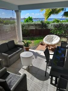 Χώρος καθιστικού στο Appartement Seaside